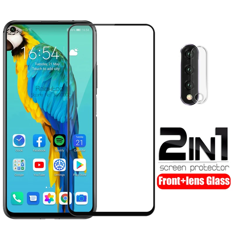 2 в 1 стекло для объектива камеры huawei nova 5 t Защитное экрана на hauwei nova5t 6 26
