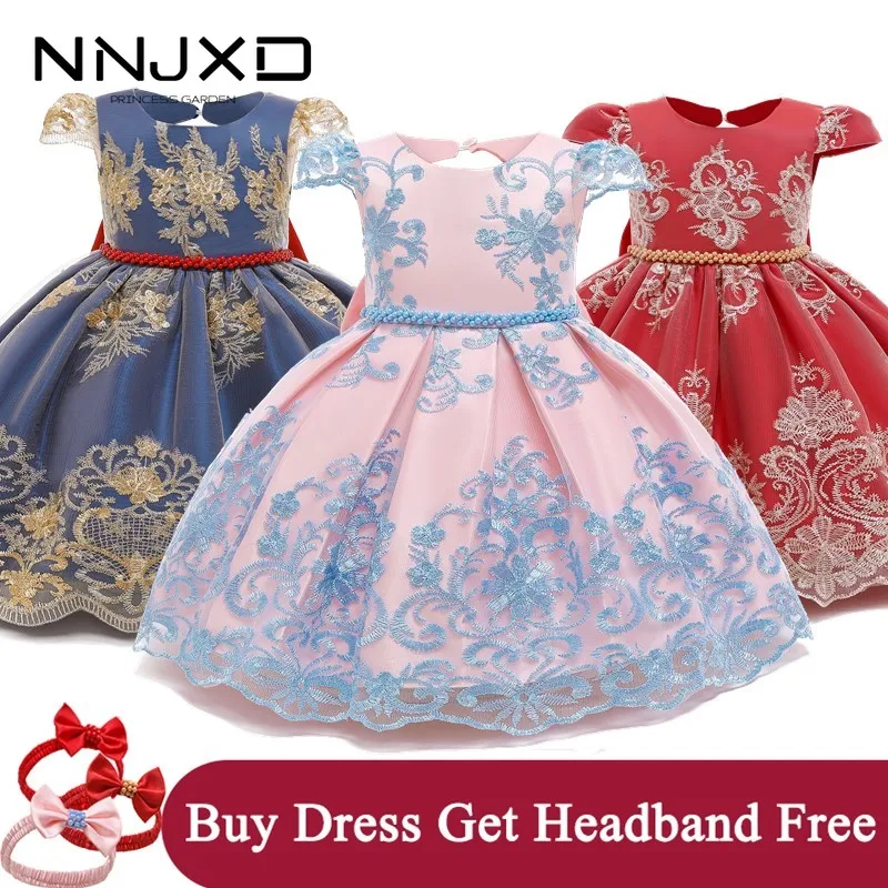 

Платье для маленьких девочек платья для крестин для новорожденных; Кружевное платье принцессы для детей возрастом от 1 года для первого дня ...