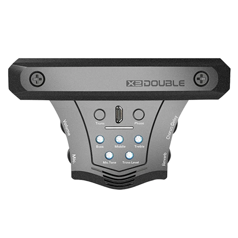 Двойной G0 Акустическая гитара Пикап хор задержка реверберации эффекты netic пикапы