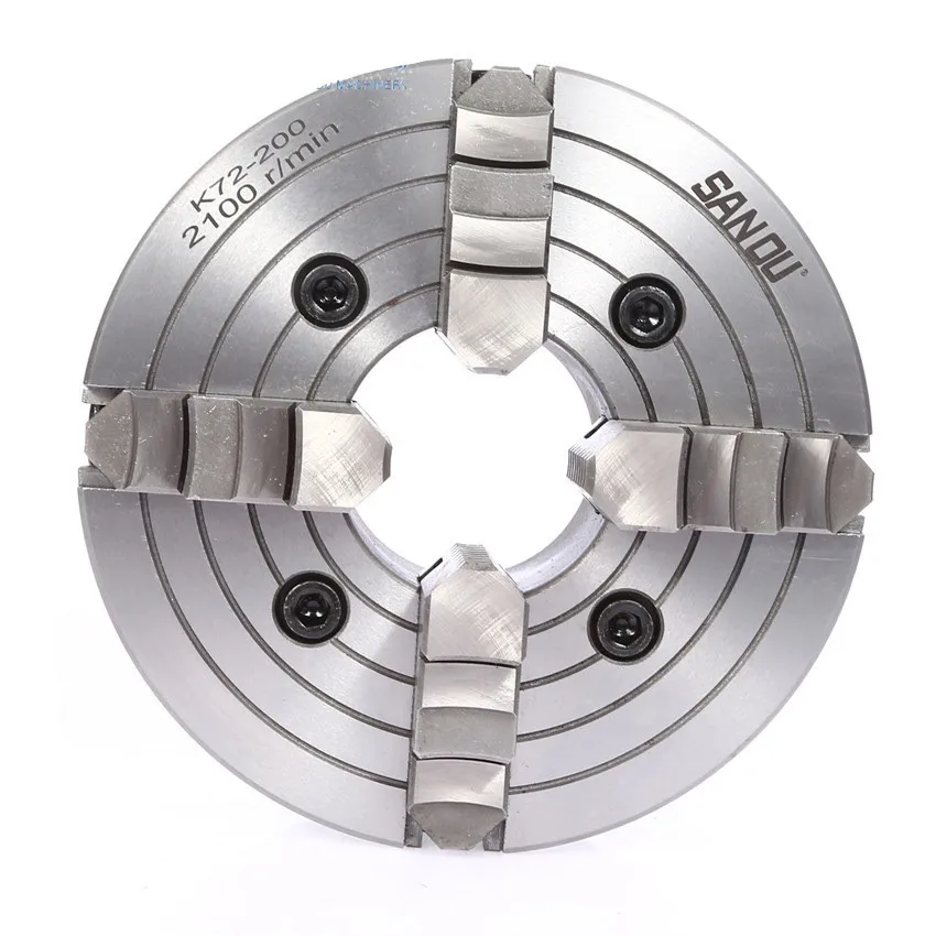 K72 80/K72 100/K72 125 4 х кулачковый токарный патрон 80 мм/100 мм/125 мм независимый 1 шт.