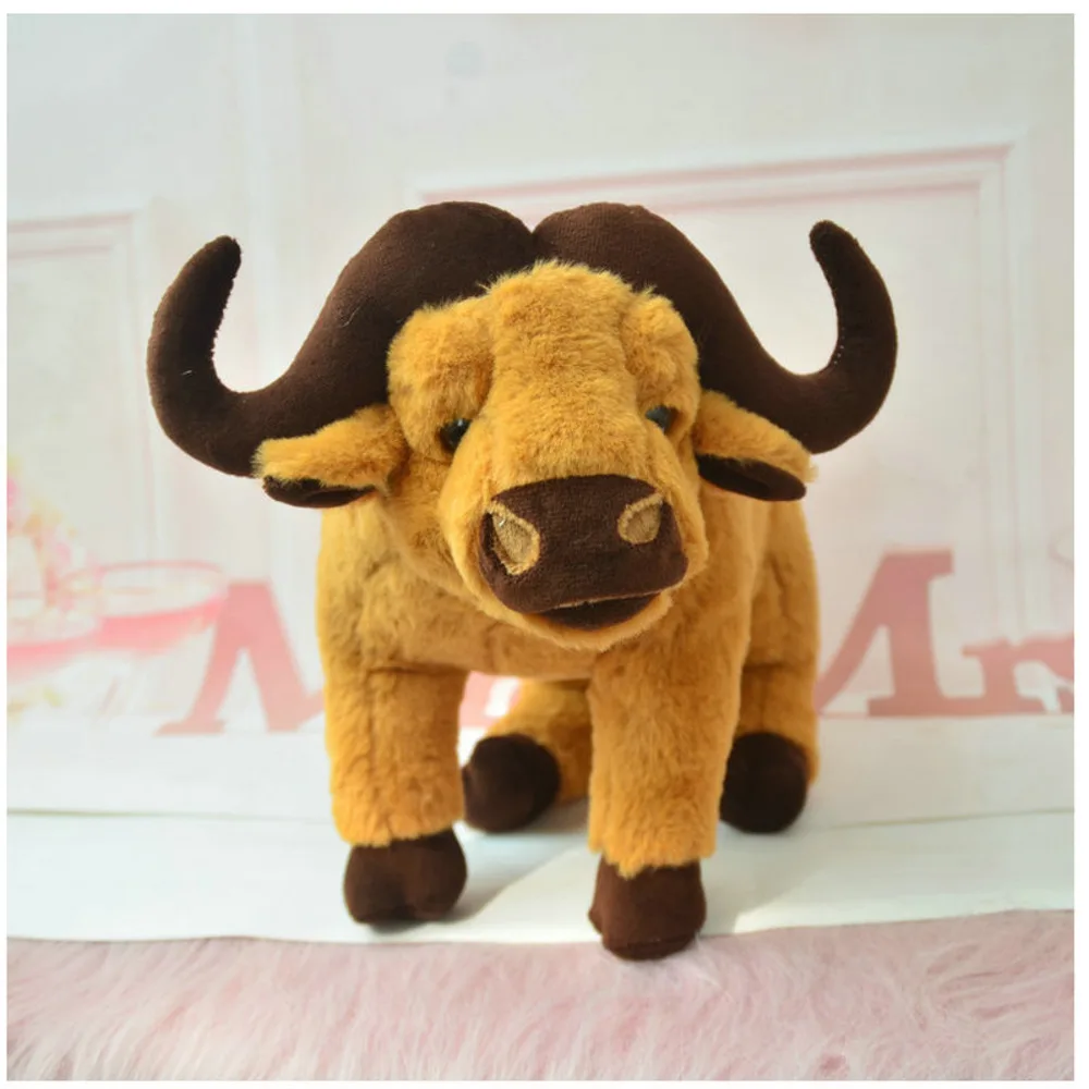 Детская милая плюшевая игрушка в виде быка диаметром 35 см кукла Успокаивающая