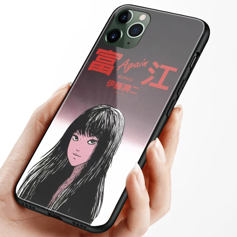 Tomie Kawakami Junji Ito стеклянный Мягкий силиконовый чехол для телефона Apple iPhone 6 6S 7 8 Plus X XR