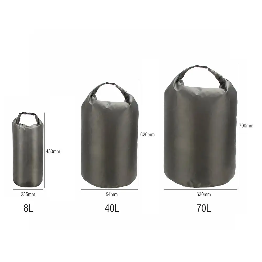 8/40/70 л уличный водонепроницаемый рюкзак для сухой воды плавающая сумка каякинга