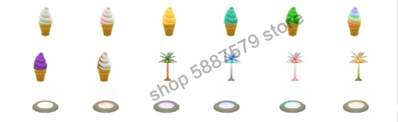 Животный пересекающий светильник ing Furniture Set New Horizons лава лампа/мороженое