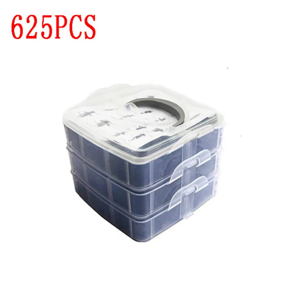

625pcs 16 Sizes Univerisal Clips Auto Screw Fasteners Clip Kit Door Trim Panel Auto Bumper Plastic Rivets Car Accessories