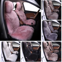 car seat cover winter plush fur car seat protector auto seat covers car seat covers fits most car truck suv or van for pink