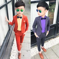 2021 formal boys costumes wedding tuxedos children dress suits gentleman kids party clothes blazer pants classic school outfits