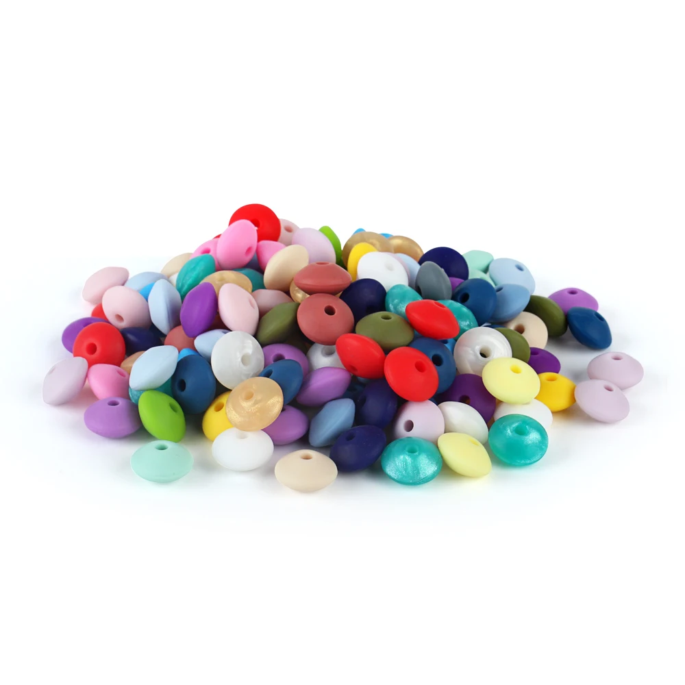 Keep & расти 50 шт в наборе чечевица силиконовые бусинки 12 мм Питание Класс против