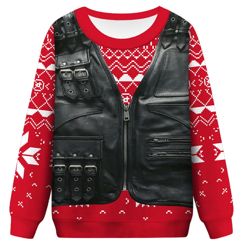 Mens causal o neck Christmas sweater fashion deer print Autumn Winter Pullover Knitted Jumper sweaters Slim Men Clothes