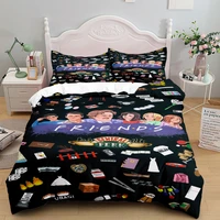 friends tv movie 3d pattern bedding set duvet cover sets pillowcase single double twin full queen king size for bedroom decor