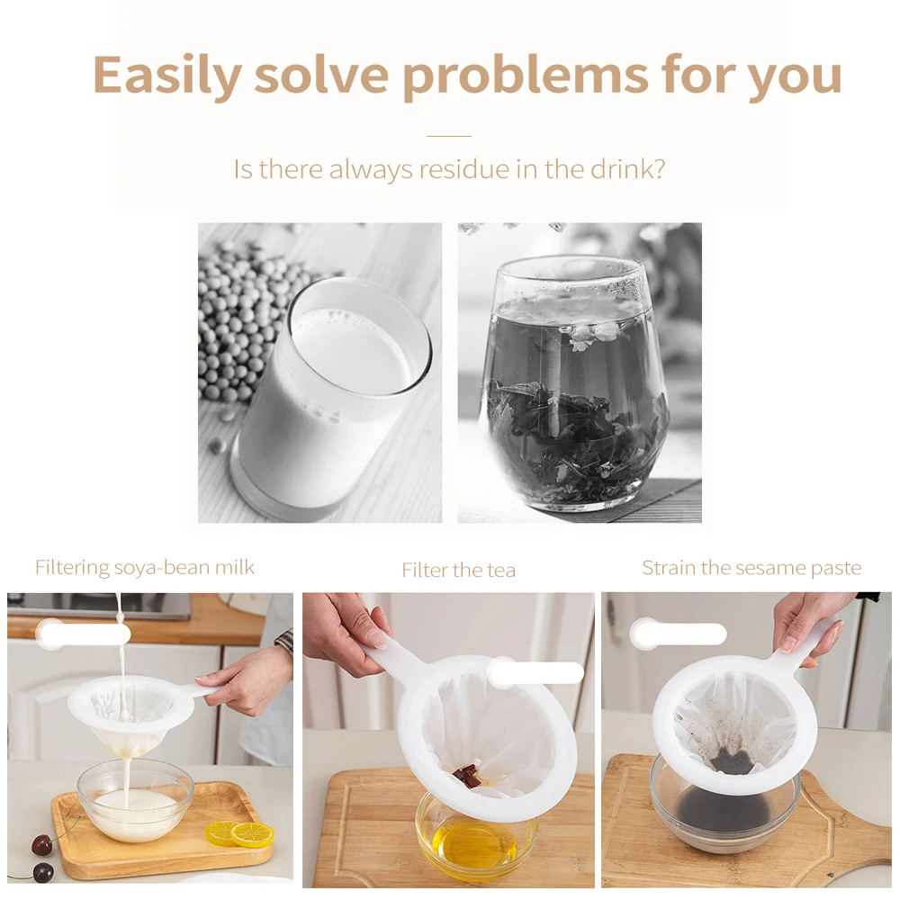 80 сетчатый фильтр для соевого молока многоразовый нейлоновый супертонкий