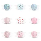 Одноразовые Детские маски для лица 20 шт., 3-слойная дышащая марлевая маска против пыли и смога, с мультяшным рисунком, для рота и лица, для детей