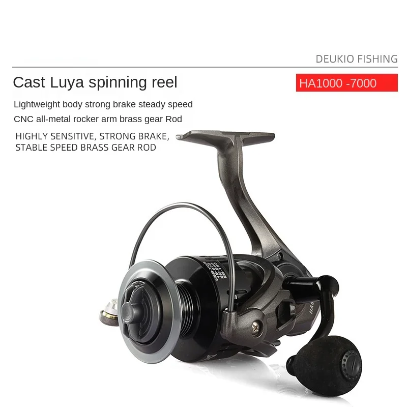 

Good As SHIMANO DAIWA Fishing Spinning Reel Metal Spool Sea Tackle Carp Fishing Reel Send Gift A Bag of Soft Insect Bait(30PCS)