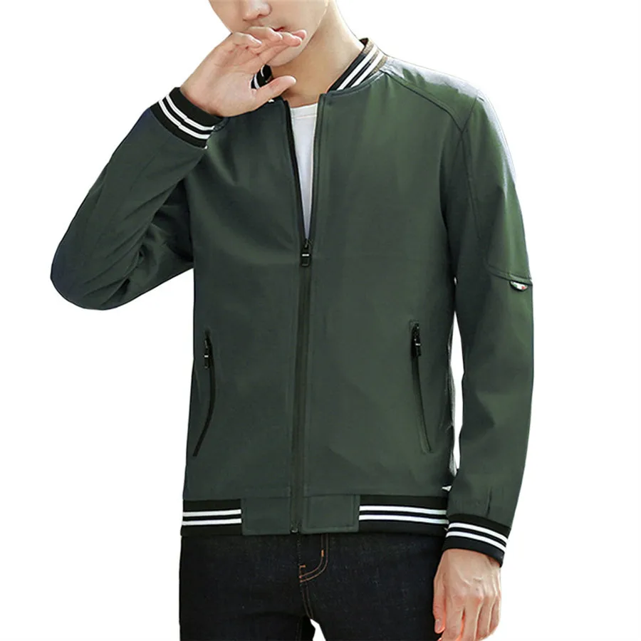 Брендовая Новинка 2018 осенние куртки Уличная одежда размера плюс M-5XL мужские