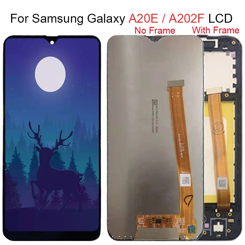 Для samsung Galaxy A20e A202 A202F A202DS ЖК дисплей с сенсорным экраном дигитайзер сборка A202F/DS