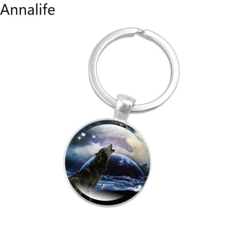 Новинка 2019 брелок с изображением волка воющего ювелирные изделия Подарки для