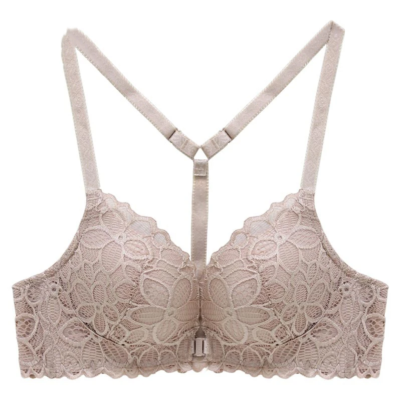 

New Lace Products, Front Buckle Bra,Small Chest Gathering Underwear And Shoulder Strap, Sexy Underwear, Female Bra Free Shipping