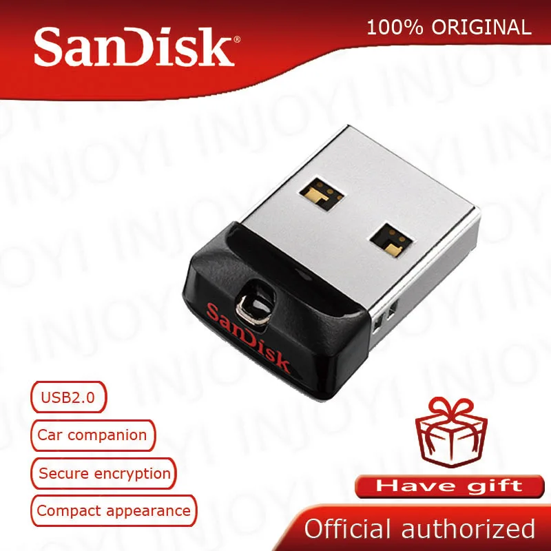 SanDisk CZ33 USB флеш накопитель 16 гбмини 2 0 16G Флешка поддержка официальной проверки|USB