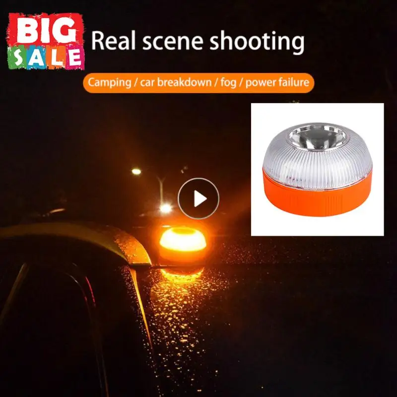 

Перезаряжаемый СВЕТОДИОДНЫЙ Автомобильный аварийный фсветильник рь V16, фонарь, магнитный индукционный стробоскоп, лампа для дорожных авар...