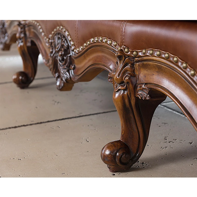 Античный Набор деревянных диванов в американском стиле для гостиной итальянский