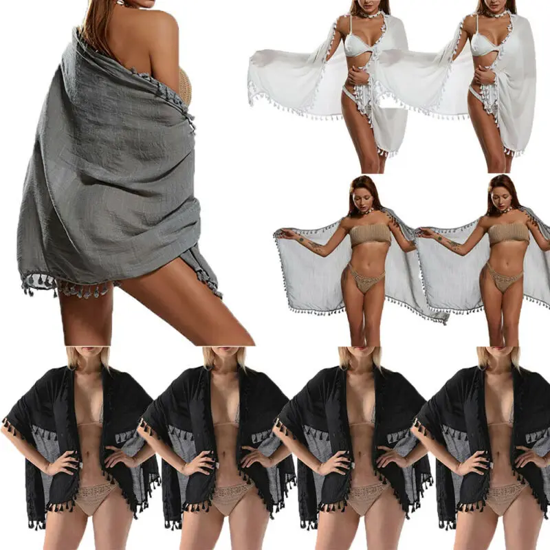 Мягкий стильный шарф для женщин Осенний пляжный стиль элегантные длинные шарфы с