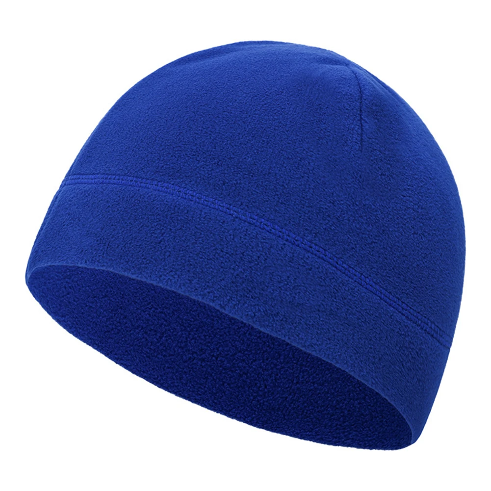 

Men Winter Solid Color Fleece Cap Outdoor Climbing Cycling Windproof Beanie Hat Soft Warm Outdoor WindProof Streetwear Hat