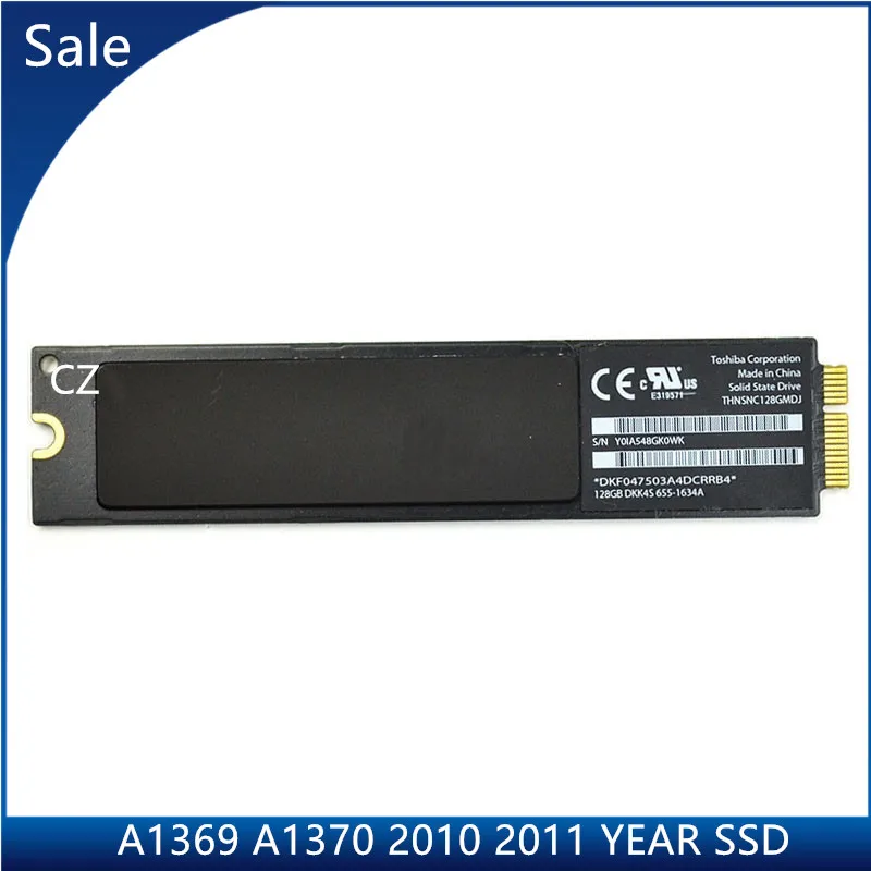 Оригинальный твердотельный накопитель A1369 A1370 2010 2011 года SSD для Macbook Air 64 Гб 128 ГБ 256