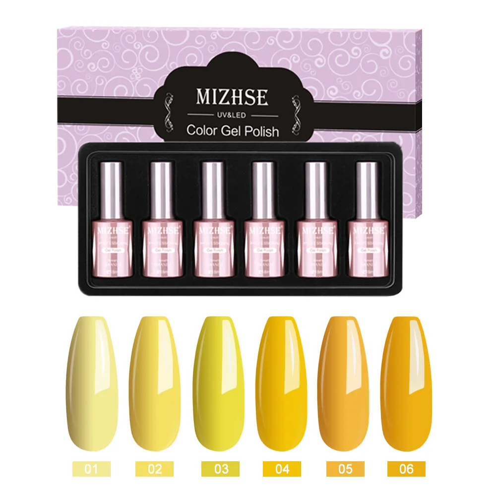 P13 MIZHSE, 18 мл, Гель-лак, Гель-лак, УФ-гель, светодиодный, лампа, Гель-лак, дизайн ногтей, 6 шт. в наборе, горячая Распродажа, лак, смола, цвет, грунтовка - Цвет: P13