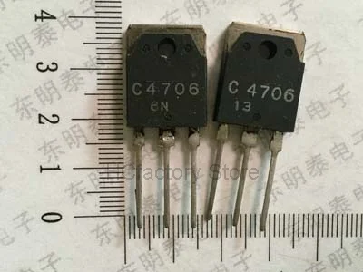 

NEW Original 2pcs/lot C4706 2SC4706 TO-3P Large screen color TV switch tube In Stock Wholesale one-stop distribution list