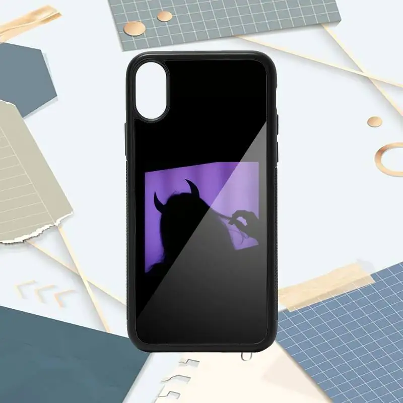 

Red Sexy Devil woman girl Phone Case PC for iPhone 11 12 pro XS MAX 8 7 6 6S Plus X 5S SE 2020 XR