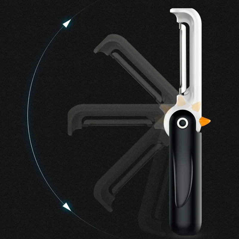 

Multi-purpose Vegetable Cutting Knife Tool Cute Pattern Fruit Peeler Durable Kitchen Fruit Knife Mini Penguin Folding Peeler