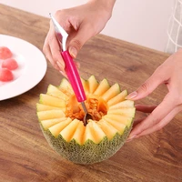 304 stainless steel double headed fruit ball fruit platter corrugated carving knife ice cream scoop fruit spoon fruit tools
