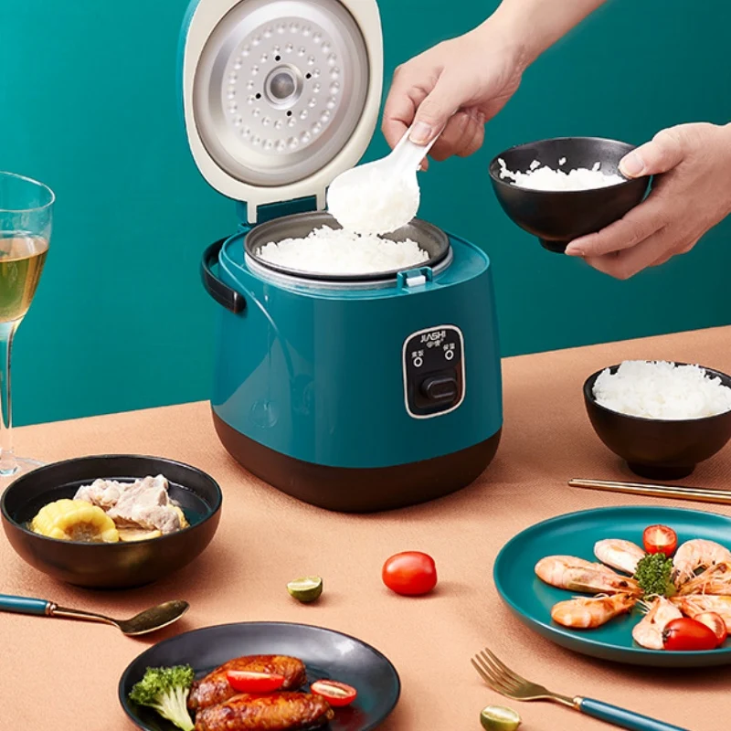 

220V Multifunctional Electric Rice Cooker Heating Pan Electric Cooking Pot Machine Hotpot Noodles Rice Eggs Soup Double Steamer