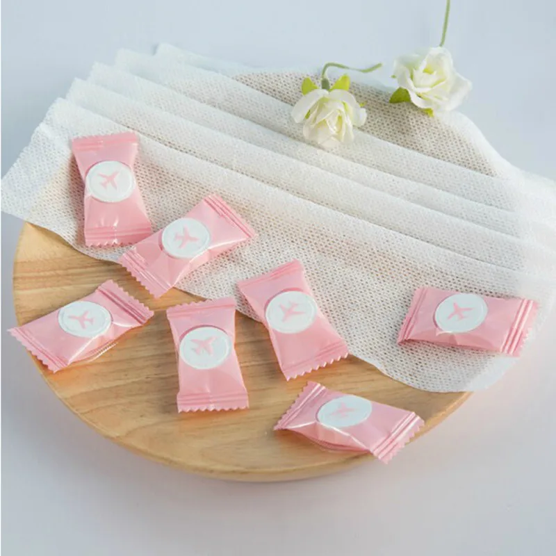 5/10 шт. одноразовые натуральный хлопок сжатого Портативный для путешествий