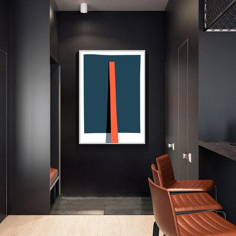 

Modern Abstract Geometric Color Contrast Print Poster Nordic Canvas Painting Mural Picture Living Room Office Home