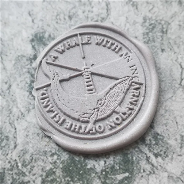 Восковой штамп маяков воплощения Кита Ретро деревянный восковая печать