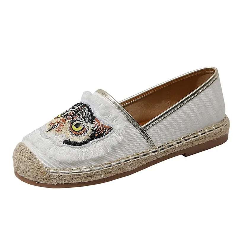 Женские туфли в рыбацком стиле Повседневные Дышащие на плоской подошве с