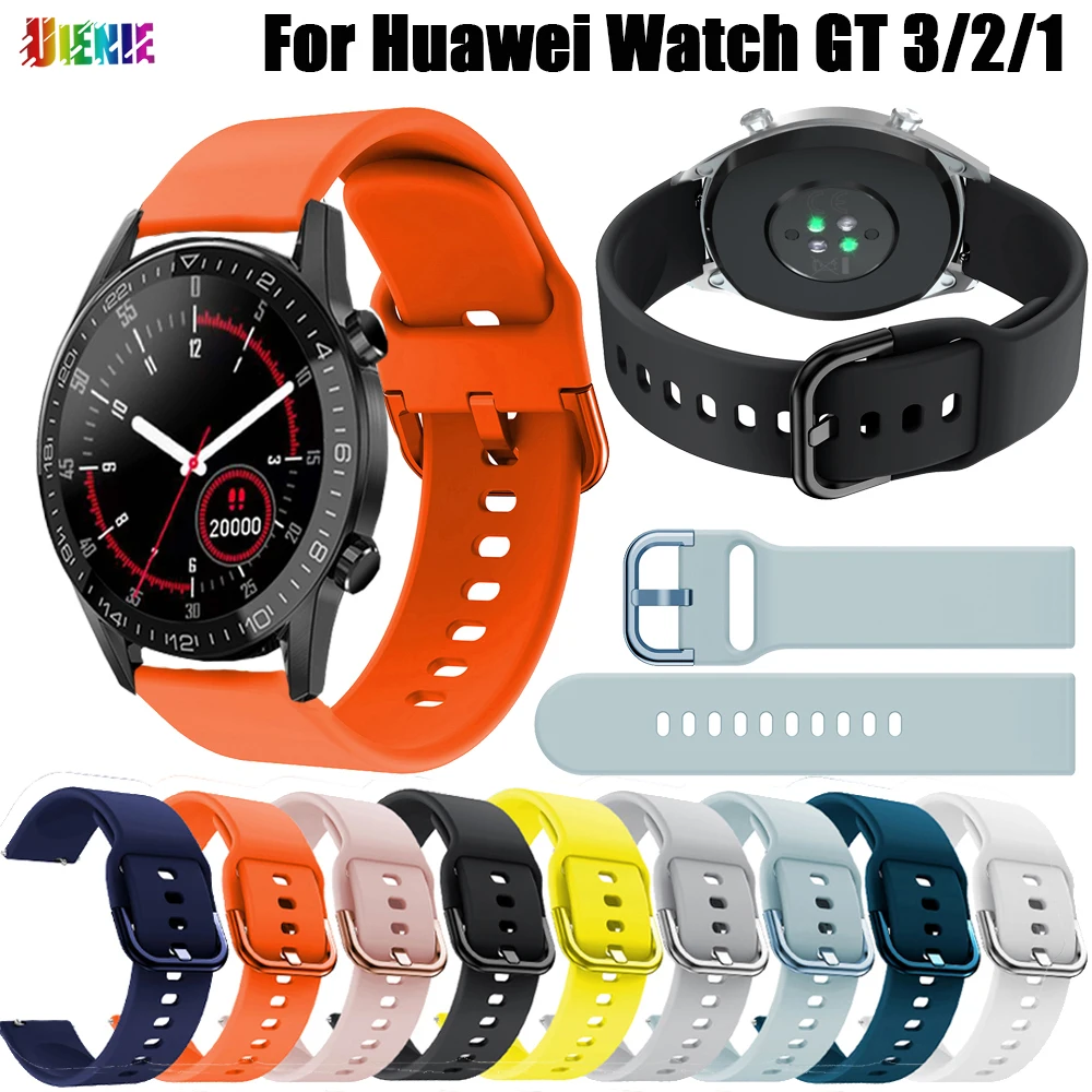 

Watchband Strap for Huawei Watch GT 3 GT3 42MM / 46MM Watch Band for GT2 2 Pro GT2E 2E Silicone Bracelet Wristband Replacement