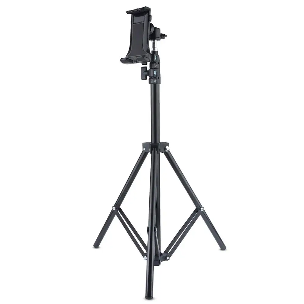 Tripod Floor Stand for iPad pro 12.9 air 2 3 4 20 To 50 Inch Adjustable Tablet Mount iPhone 12 mini promax mobile phone | Компьютеры и