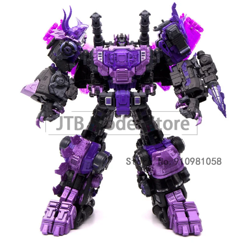 

G-creation Transformation Action Figure Diablo version Dinoking Volcanicus Slag Sludge Snarl Swoop Slash Dinobot 5IN1 Robot Toy