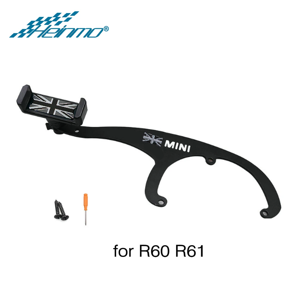 R60 R61 GreyJack Аксессуары для MINI Countryman R55 R57 R60 R61, автомобильный держатель для телефона MINI Cooper F56 F55 F60 Clubman F54, кронштейн для MINI R56 - Цвет: R60 R61 GreyJack
