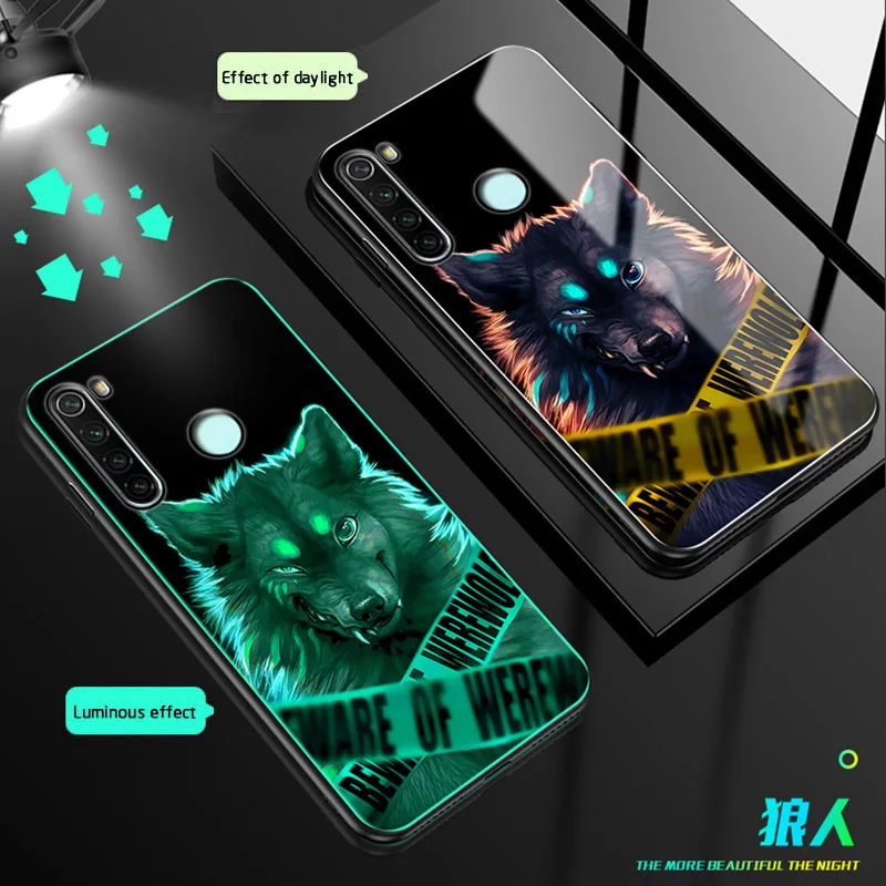 Чехол в виде светящегося стекла для Xiaomi mi 9 A3 Lite CC9 E задняя крышка для Xiaomi mi 9 se mi x 2S redmi note 8 7 K20 pro Чехол для телефона Coque