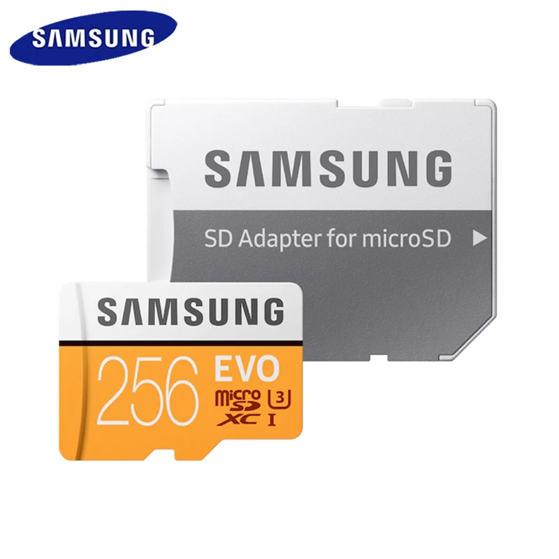 Карта памяти MicroSD Samsung EVO micro SD card 64 г 128 256G Class10 флэш карта C10 UHS I U1 / U3 4K TF карты|Карты