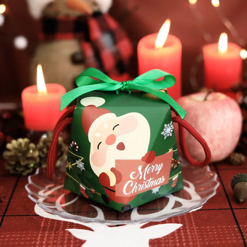Рождественская Подарочная коробка фланелевый Подарочный пакет детский мешок