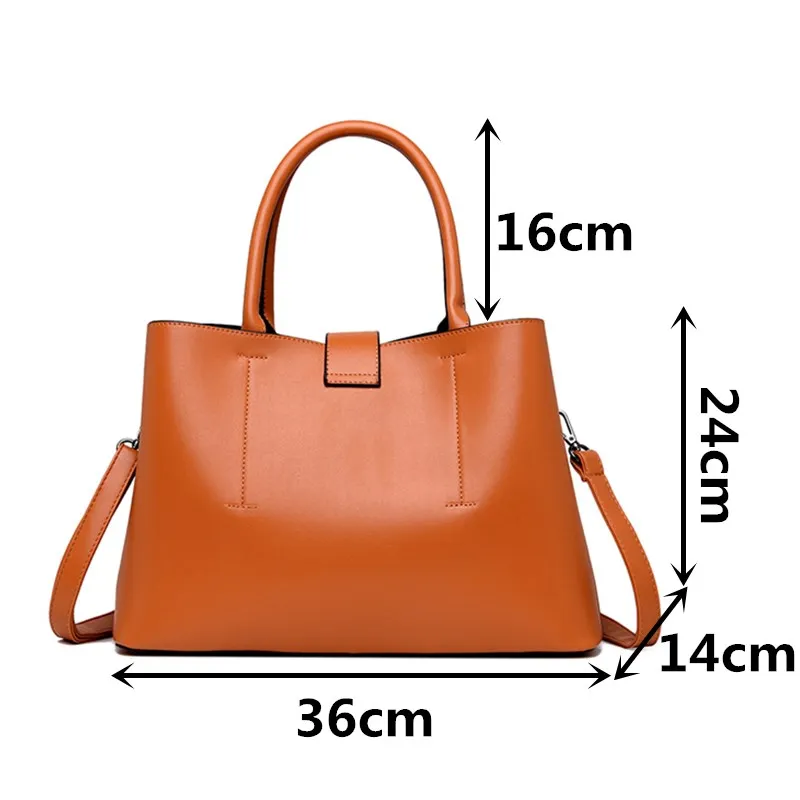 

2021 New Fashion Shoulder Bags for Women High Quality Leather Messenger Handbag Lady Retro Elegant Top-Handle Tote Crossbody Bag