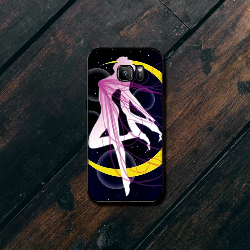 Для samsung S6 S7 Edge чехол для телефона Sailor Moon Beautiful Girl S8 S9 S10 PLUS Мягкий из ТПУ NOTE M10 20 30 |