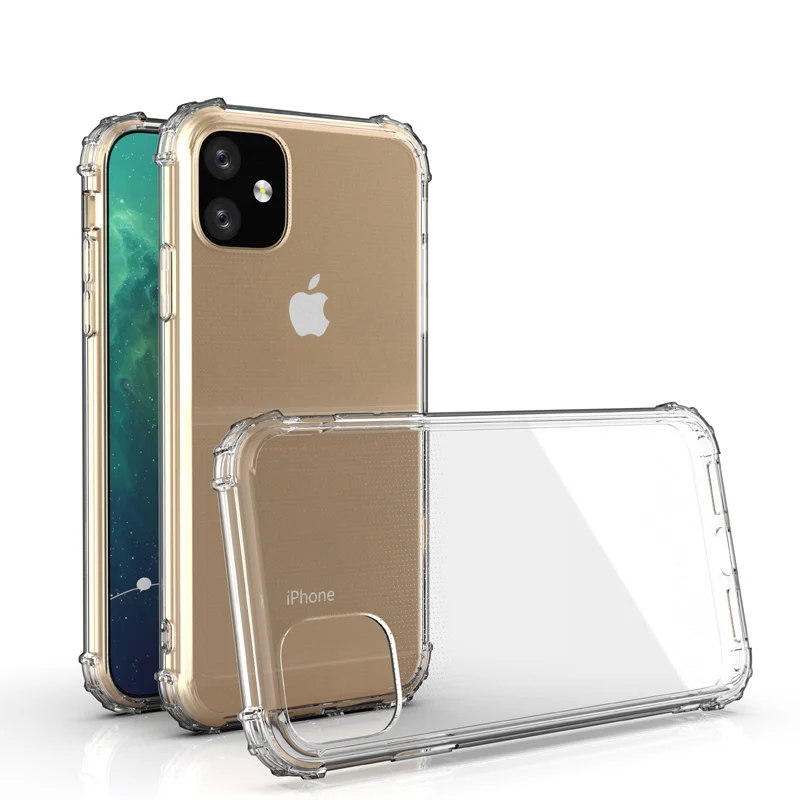 Мягкий противоударный чехол для iPhone 11 PRO Max чехлы телефонов сверхпрочная защита