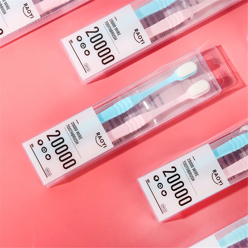 1 шт. Экологичная ультра-тонкая Бриллиантовая зубная щетка для взрослых с