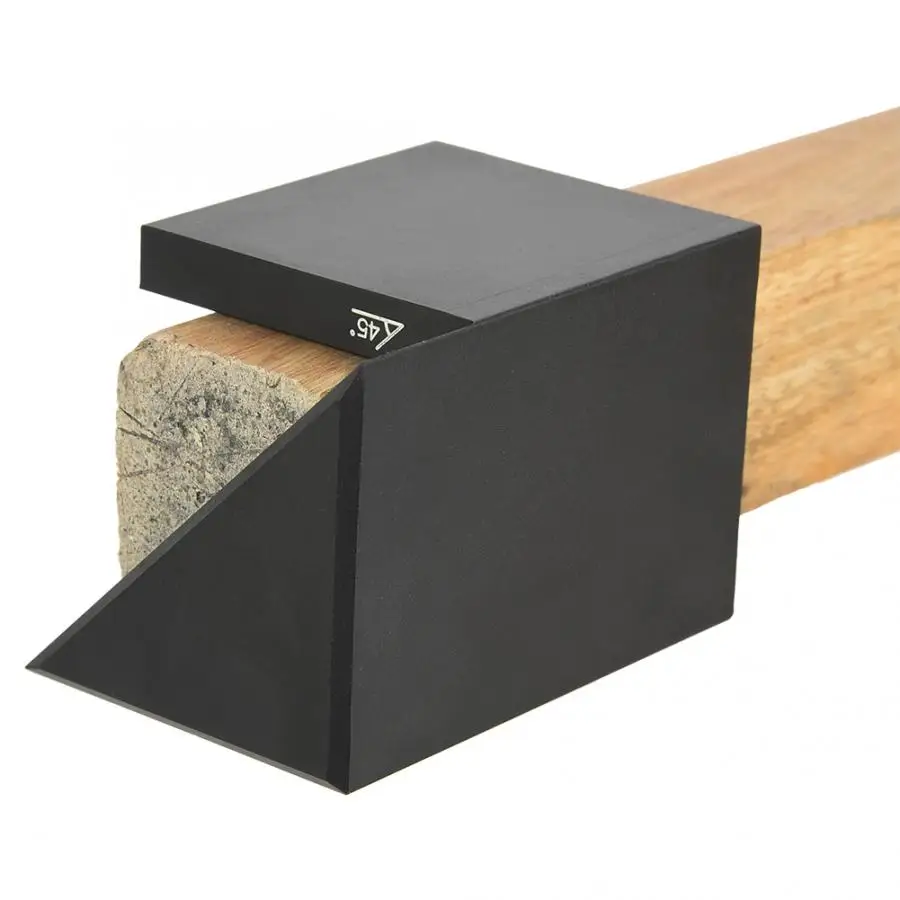 Черный алюминиевый сплав 45 градусов угловая Центральная линия Рисование Scriber