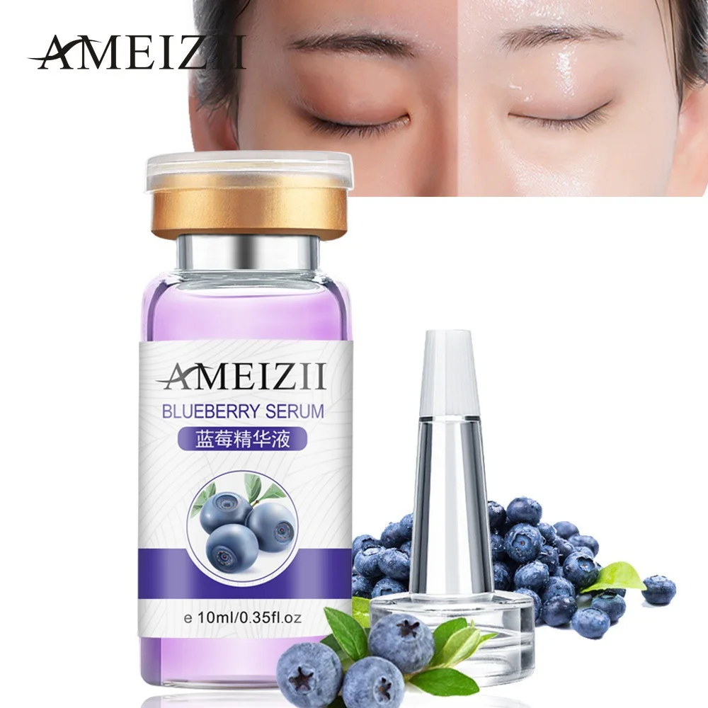 

10ml Blueberry Facial Serum Anti-Aging Moisturizing Deep Hydration Whitening Essencial Face Cream Dry Skin Care Essence